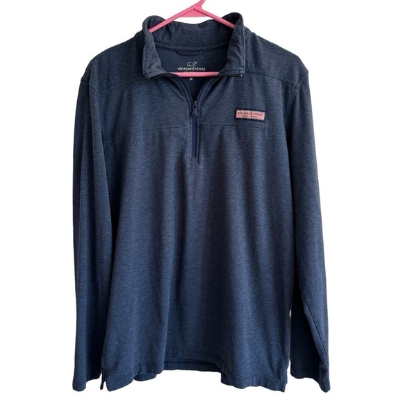 Vineyard Vines Edgartown Lightweight Shep Shirt 1/4 Zip Pullover, Size M - Picture 1 of 6